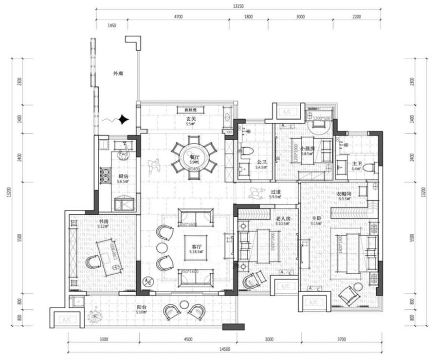【别墅】石头兄弟新作,银宸·半山墅|家装空间
